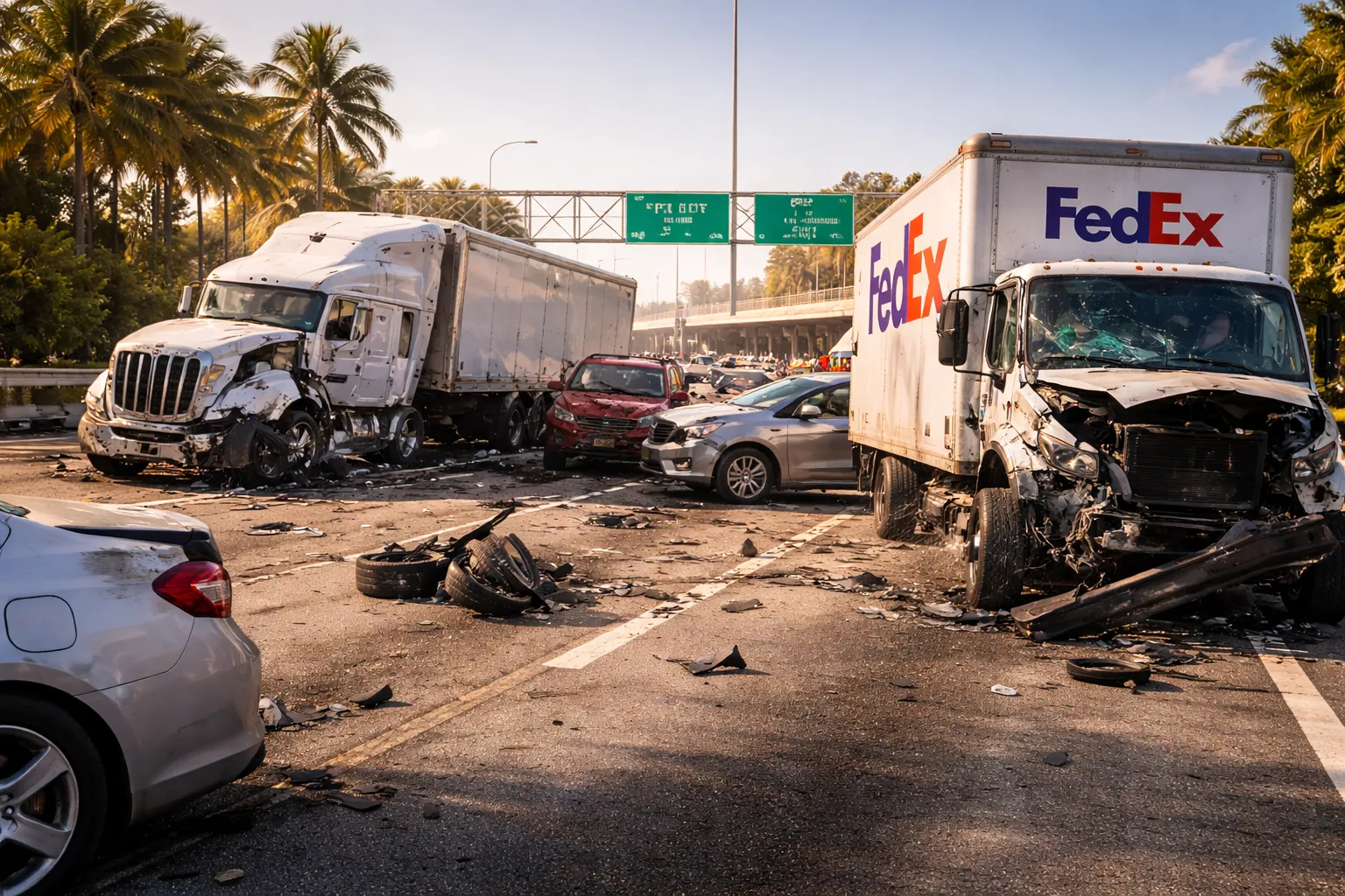 I-95 Crash in Broward Closes Commercial Boulevard Off-Ramp