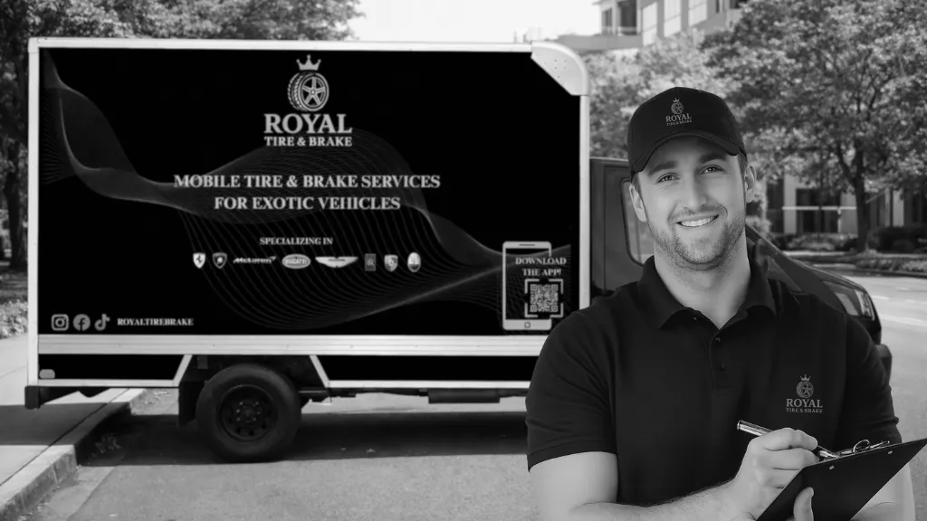 Royal Tire and Brake Truck and Staff Pic
