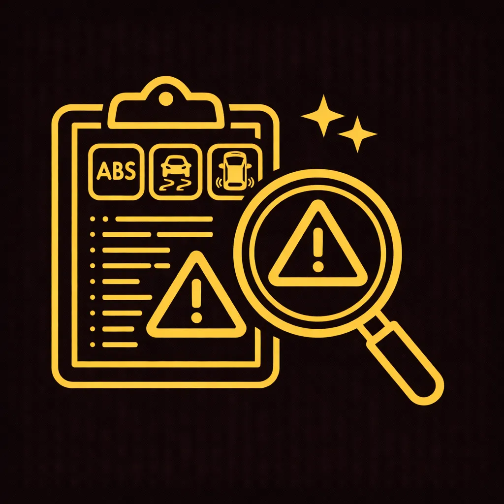 ABS TCS SCS Trouble Code Analysis Icon
