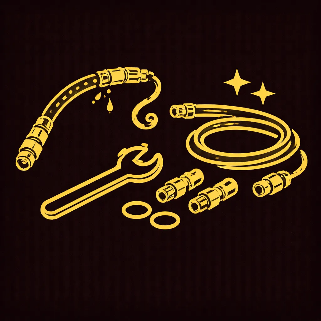 Brake Line & Hose Replacement Icon