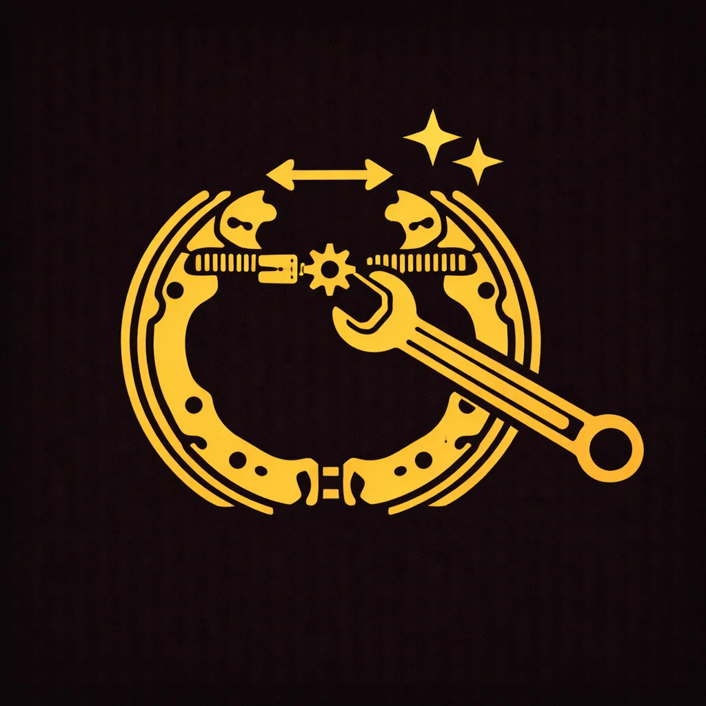 Brake Shoe Precision Adjustment Icon