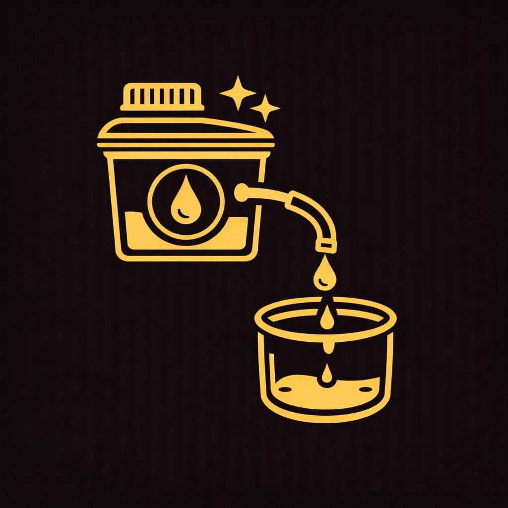 Removal of Old Brake Fluid Icon