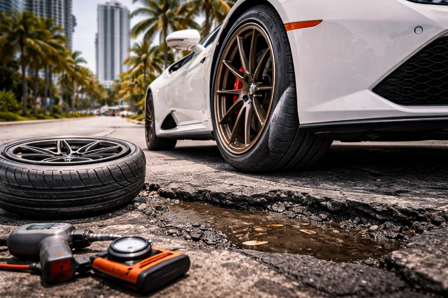 Common Tire Problems in Low-Profile Tires (And How Miami Drivers Can Avoid Them)