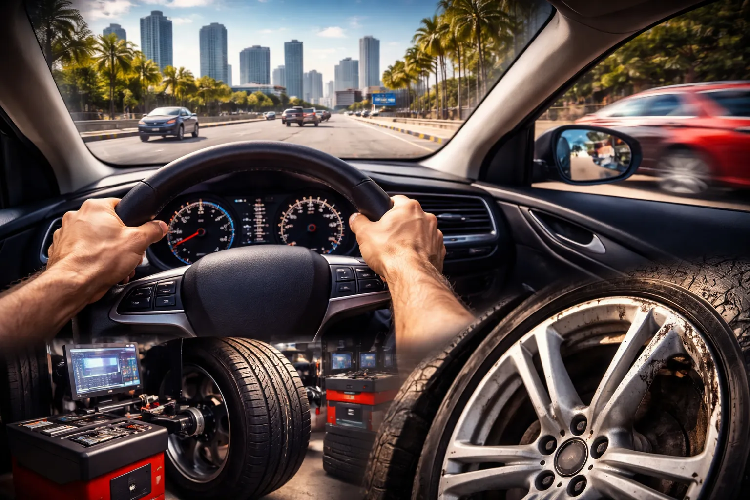 Why Your Steering Wheel Vibrates at Highway Speeds in Miami (And What It Really Means)